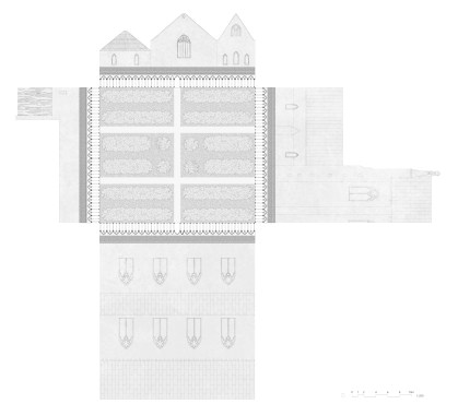 Folded Elevation of Cloister